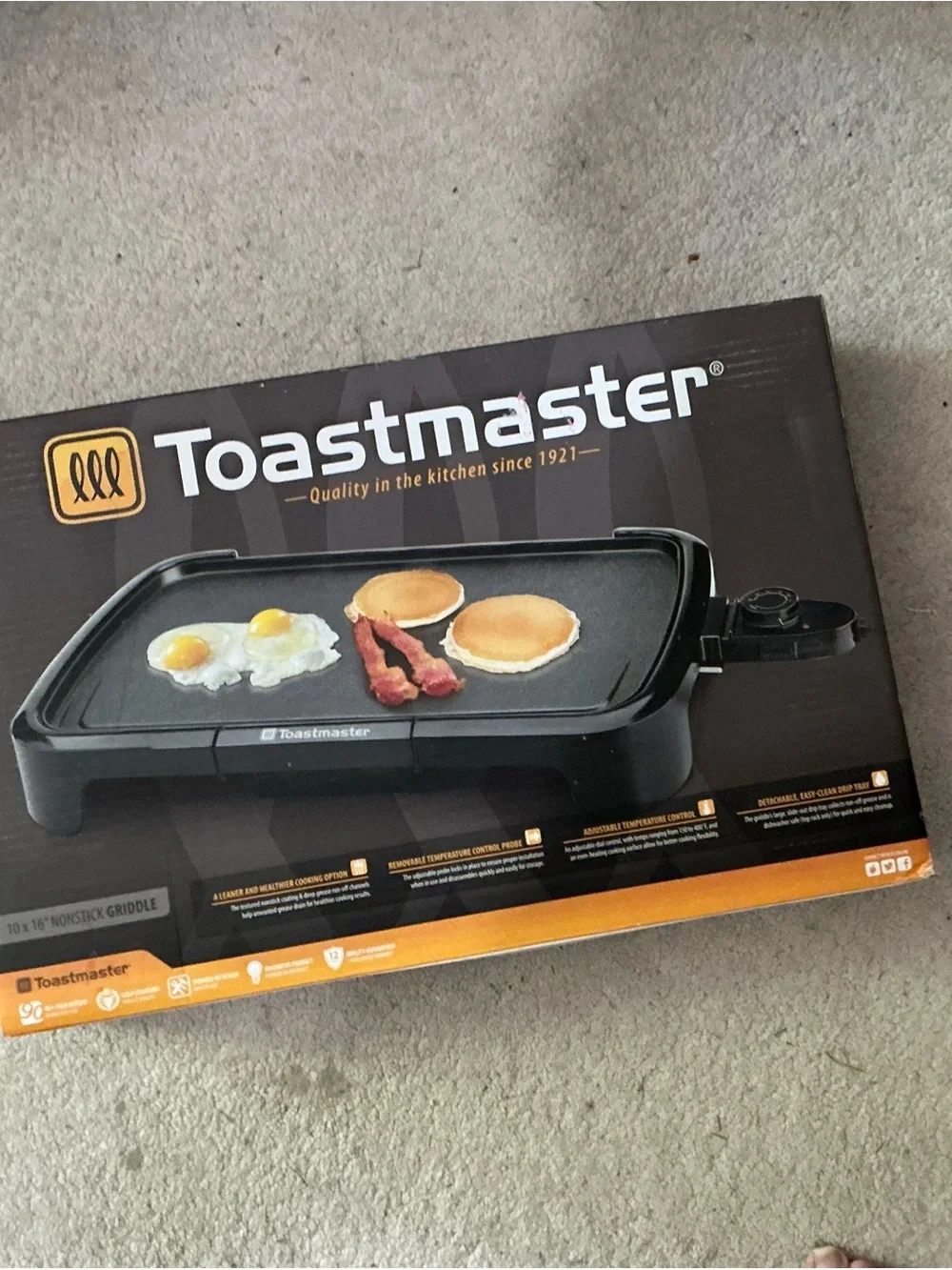 Black Electric Nonstick Griddle - Black